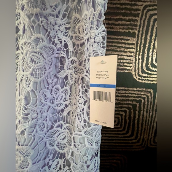 Summer Fashion Lace Top. Lavender color - Picture 3 of 4